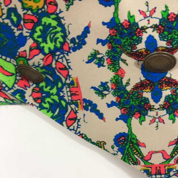 Twelfth Street by Cynthia Vincent>Silk Vintge Open Jacket Shoulder Pads GUC - Picture 7 of 9